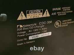 NAKAMICHI CDC-300 === 200 Disc CD MegaStorage Changer/Player NO REMOTE CONTROL