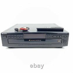 NEAR MINT SONY CDP-CE405 COMPACT DISC PLAYER CD CHANGER TESTED withNEW REMOTE