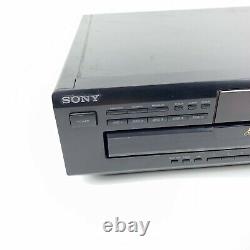 NEAR MINT SONY CDP-CE405 COMPACT DISC PLAYER CD CHANGER TESTED withNEW REMOTE