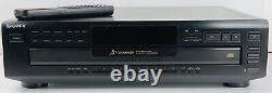 NEAR MINT SONY CDP-CE405 COMPACT DISC PLAYER CD CHANGER TESTED withNEW REMOTE