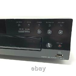 NEAR MINT! Sony CDP-CE500 5 Disc Changer/Player/USB Recorder withNEW REMOTE TESTED