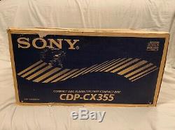 NEW, FACTORY WRAPPED! Sony CDP-CX355 300-disc CD changer / player Rare