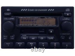 NEW HONDA CR-V CRV Radio Stereo 6 Disc Changer CD Player with Clock Factory OEM