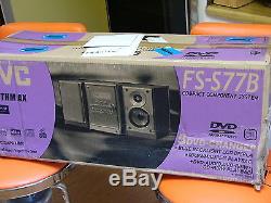 NEW JVC FS-S77B 5 Disc DVD CD Player Changer Micro system AM FM tuner FS-S77