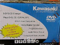 NEW Kawasaki SVP500 5 Disc DVD CD Changer Player Multi Audio Video Compact MP3