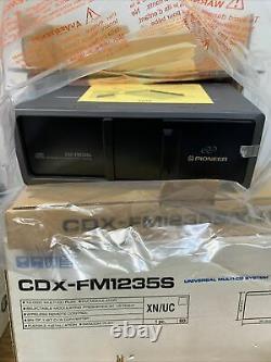 NEW NOS Vintage PIONEER 12 Disc Changer Universal Player System CDX-FM1235S NEW