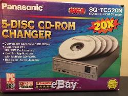 NEW! Panasonic 5 Disc Changer 20X CD-ROM SQ-TC520N IDE PC Computer Player Drive