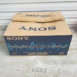 NEW Sony CDP-CX400 CD 400 Disc Changer Player New in Box MegaStorage