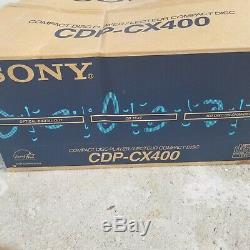 NEW Sony CDP-CX400 CD 400 Disc Changer Player New in Box MegaStorage