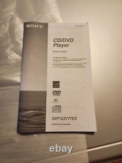 NEW Sony DVP-CX777ES DVD Player 400 Disc Changer Tested NEVER USED