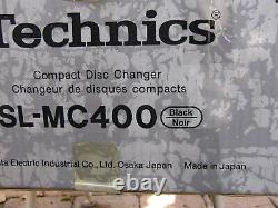 NEW Technics SL-MC400 Mega Compact Disc CD Player Changer 110 +1 Made in Japan