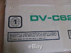 NEW Yamaha DV-C6280 Natural Sound 5 Disc DVD CD VCD Player Changer Black