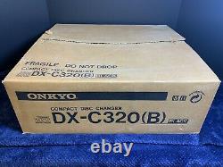 NOS Never Used Onkyo DX-C320(B) R1 6 Disc Changer Compact Disc Player withRemote