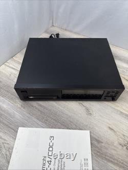 Nakamichi CDC-3A Compact Disc Player Changer with Remote Manual For Parts Repair
