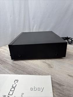Nakamichi CDC-3A Compact Disc Player Changer with Remote Manual For Parts Repair