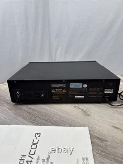 Nakamichi CDC-3A Compact Disc Player Changer with Remote Manual For Parts Repair