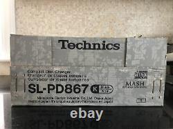 New Open Box NOS Technics SL-PD867P-K Japan 5 Disc Changer CD Player & Remote