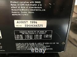 New Open Box NOS Technics SL-PD867P-K Japan 5 Disc Changer CD Player & Remote