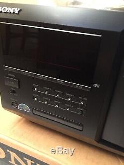 New Open Box Sony CDP-CX450 400-disc CD changer/ player with Remote