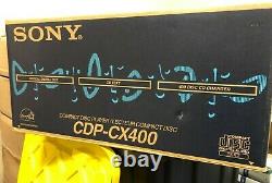 New Sony CDP-CX400 400 Disc CD Player / Changer in Sealed Box