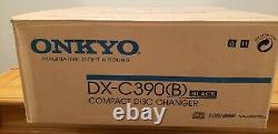 New in box Onkyo DX-C390(B) 6-Disc CD Player Changer- Black withremote manual