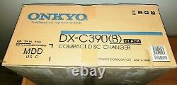 New in box Onkyo DX-C390(B) 6-Disc CD Player Changer- Black withremote manual