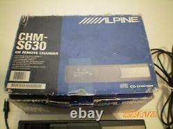 Nice! Old School/vintage Alpine Chm-s630 6 Disc CD Changer/player(radio/stereo)