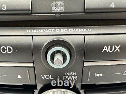 OEM 08-12 Honda Accord Pioneer AM FM Radio Receiver AUX 6 Disc CD Player Changer