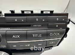 OEM 08-12 Honda Accord Pioneer AM FM Radio Receiver AUX 6 Disc CD Player Changer