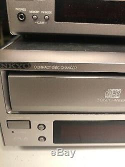ONKYO C-707CHX 3 Compact Disc CD Changer Player Shelf HiFi Stereo Component