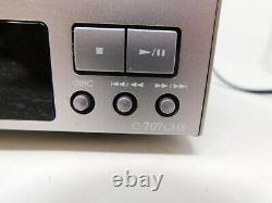 ONKYO C-707CHX 3 Compact Disc CD Player Changer HiFi Stereo Tested Works