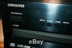 ONKYO DX-C390 6 CD Compact Disc Carousel Changer / Player Black