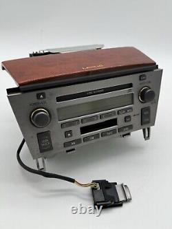 Oem 2002-05 Lexus Sc430 Front Dash Radio 6 Disc CD Changer Cassette Player Unit