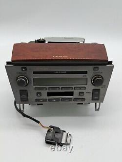 Oem 2002-05 Lexus Sc430 Front Dash Radio 6 Disc CD Changer Cassette Player Unit