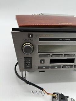 Oem 2002-05 Lexus Sc430 Front Dash Radio 6 Disc CD Changer Cassette Player Unit