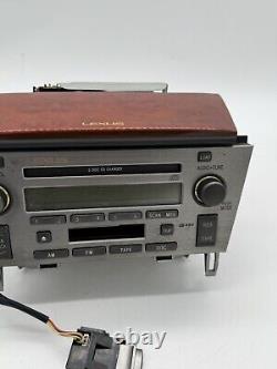 Oem 2002-05 Lexus Sc430 Front Dash Radio 6 Disc CD Changer Cassette Player Unit