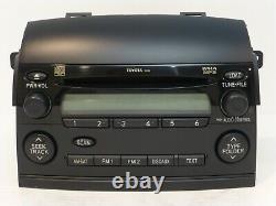 Oem Toyota Sienna Am Fm Radio 6 CD Disc Changer Mp3 Player Stereo Unit Receiver