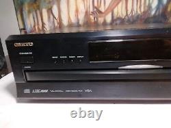 Onkyo 6 Disc CD Changer Player DX-C390 Black No Remote Tested Works