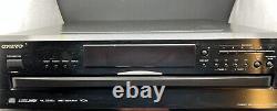 Onkyo 6 Disc CD Changer Player DX-C390 Black With Optical out No Remote Tested