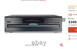 Onkyo 6 Disc CD Changer Player DX-C390 Black With Optical out No Remote Tested