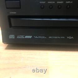 Onkyo 6 Disc CD Changer Player DX-C390 Black With Remote