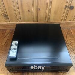 Onkyo 6 Disc CD Changer Player DX-C390 Black with Remote Clean Tested