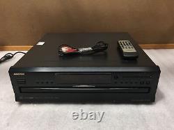 Onkyo 6 Disc CD Changer Player DX-C390 Black with Remote TESTED WORKING