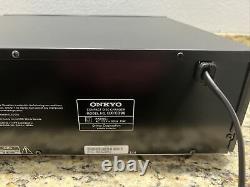 Onkyo 6 Disc CD Changer Player DX-C390 Black with Remote Tested Works