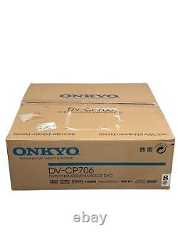 Onkyo 6 Disc Changer DVD Player DV-CP706 With Cables Remote