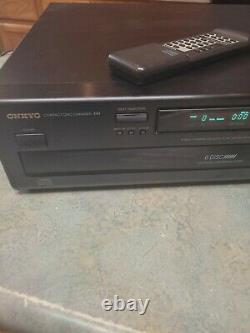 Onkyo DX-C220 6 CD HiFi Compact Disc Changer Player remote original box Japan