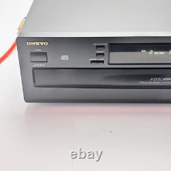 Onkyo DX-C340 6-Disc CD Changer Compact Disc Player Tested, No Remote