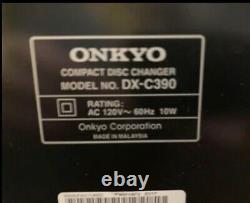 Onkyo DX-C390 6 CD Compact Disc Changer/Player, Tested Working Great