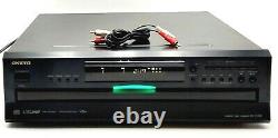 Onkyo DX-C390 6 Disc CD Changer Player Black EXCELLENT CONDITION TESTED