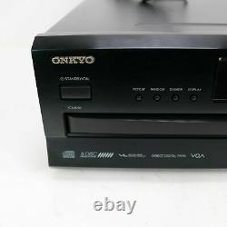 Onkyo DX-C390 6 Disc CD Changer Player Black EXCELLENT CONDITION TESTED